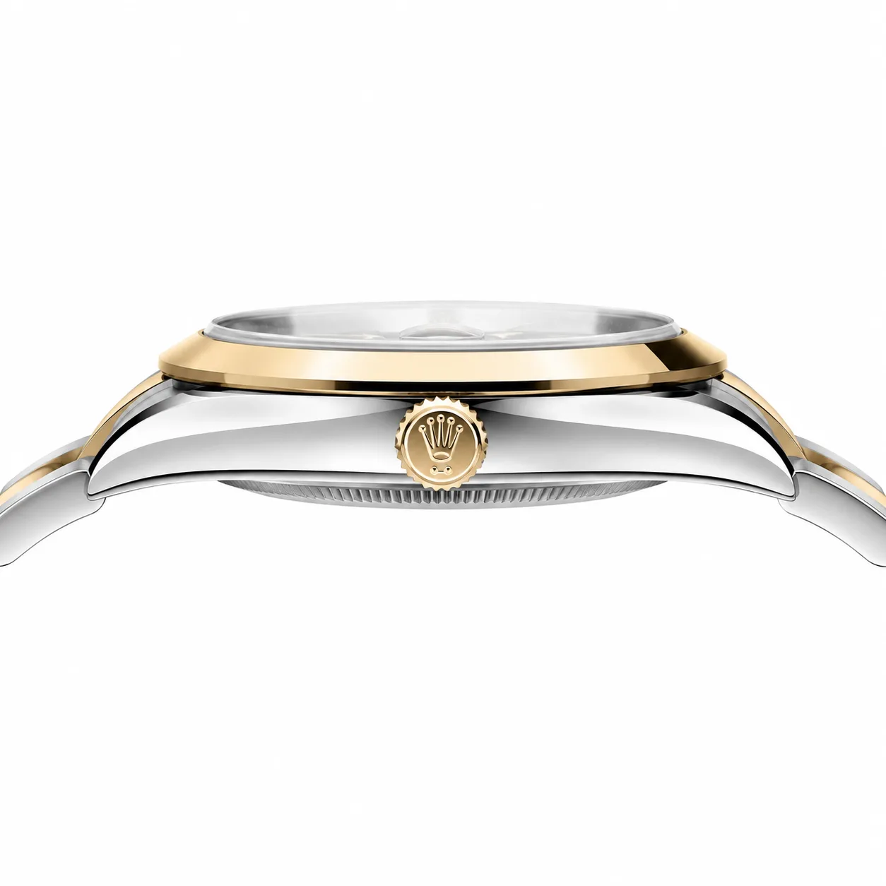 Rolex Datejust m126303-0023 41mm Cal.3235 904L Stainless Steel and 18K Yellow Gold AI 头图 2 - 侧面细节 [ai-shot:side-detail]