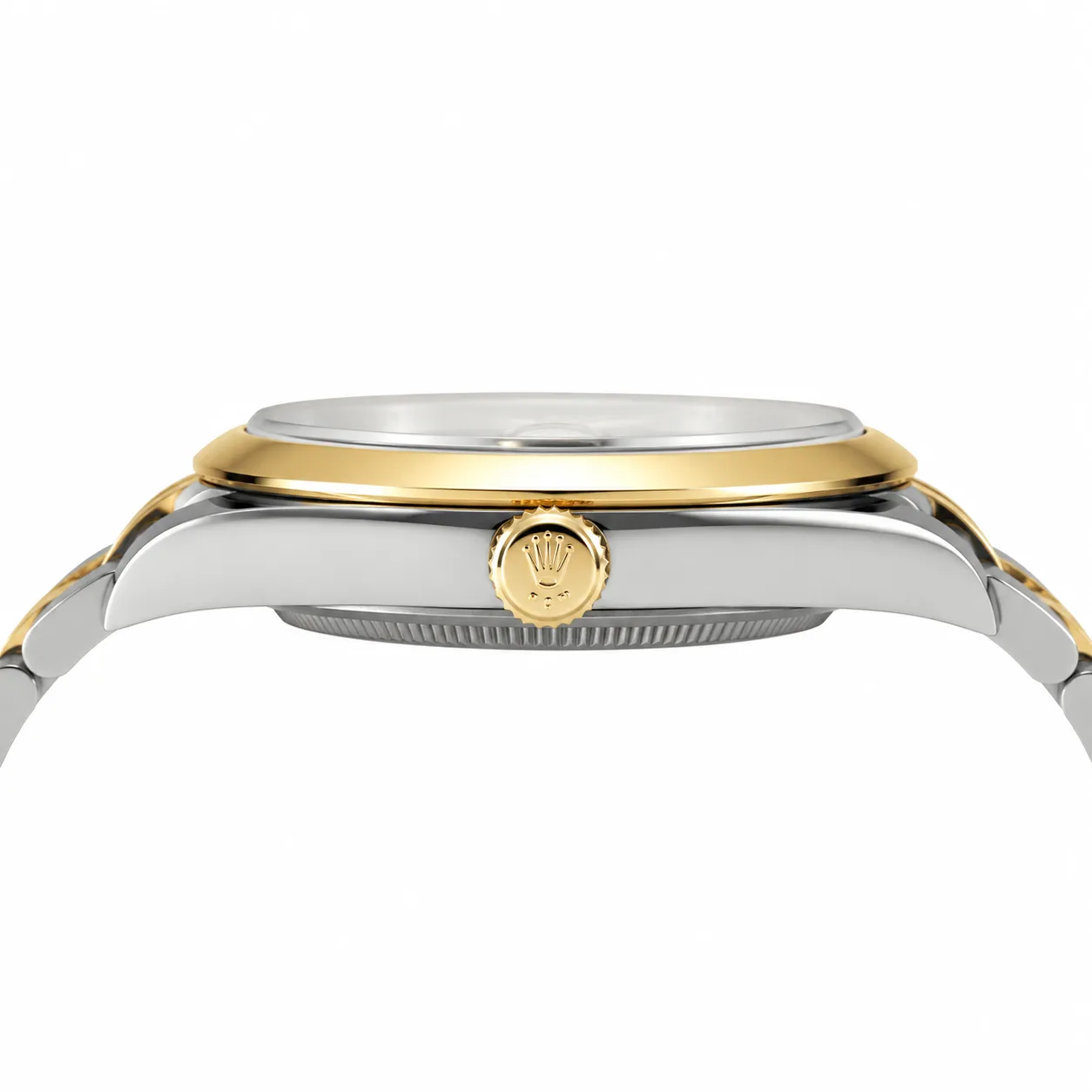 Rolex Datejust m126303-0024 41mm Cal.3235 904L Stainless Steel and 18K Yellow Gold AI 头图 2 - 侧面细节 [ai-shot:side-detail]