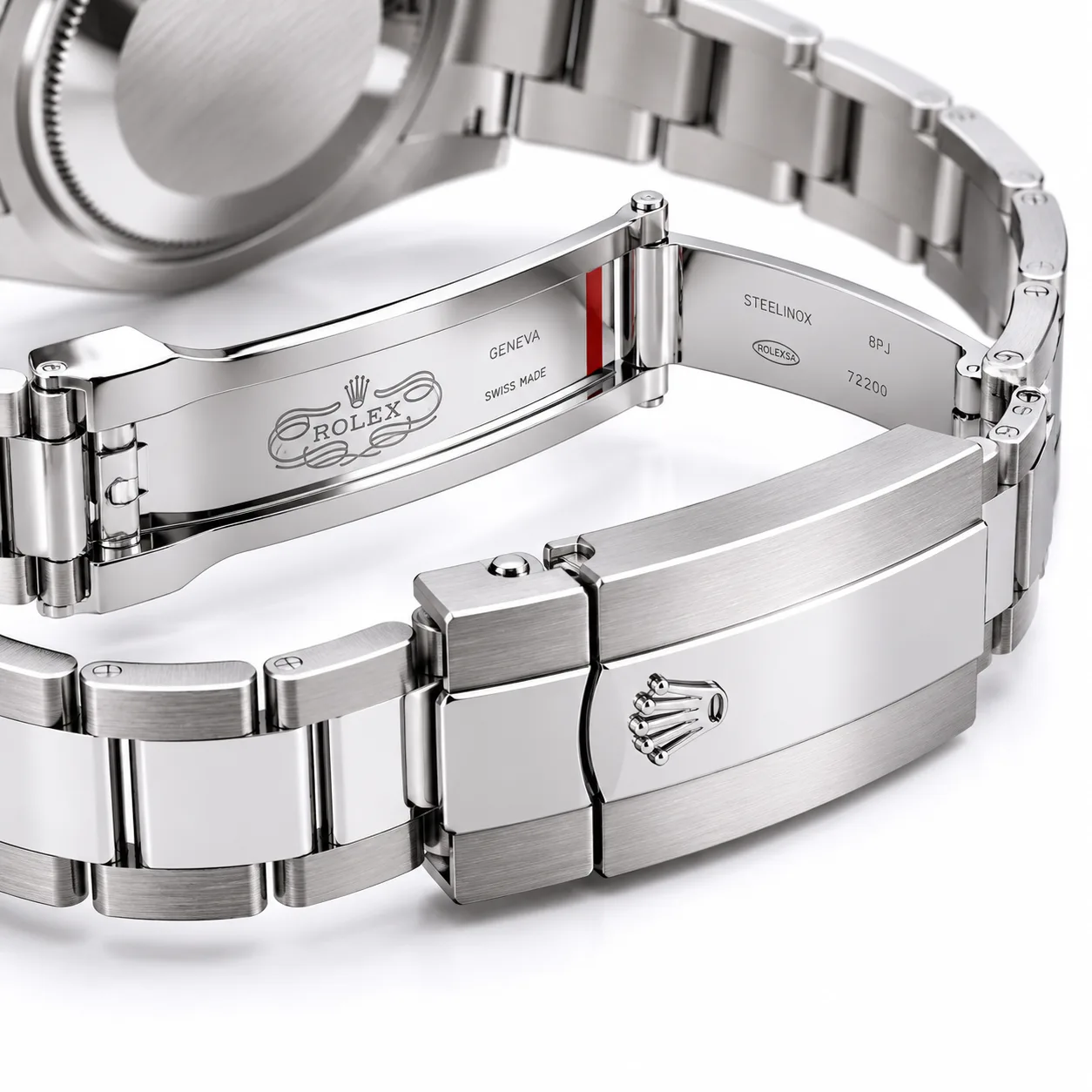 Rolex Datejust m126300-0029 41mm Cal.3235 904L Stainless Steel AI 头图 3 - 表扣表链 [ai-shot:bracelet-clasp]