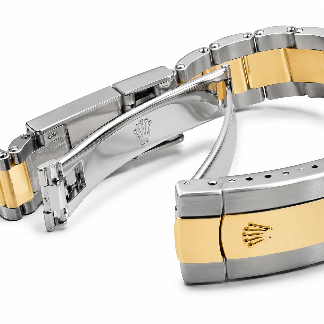 Rolex Datejust m126203-0056 36mm Cal.3235 904L Stainless Steel and 18K Yellow Gold AI 头图 3 - 表扣表链 [ai-shot:bracelet-clasp]