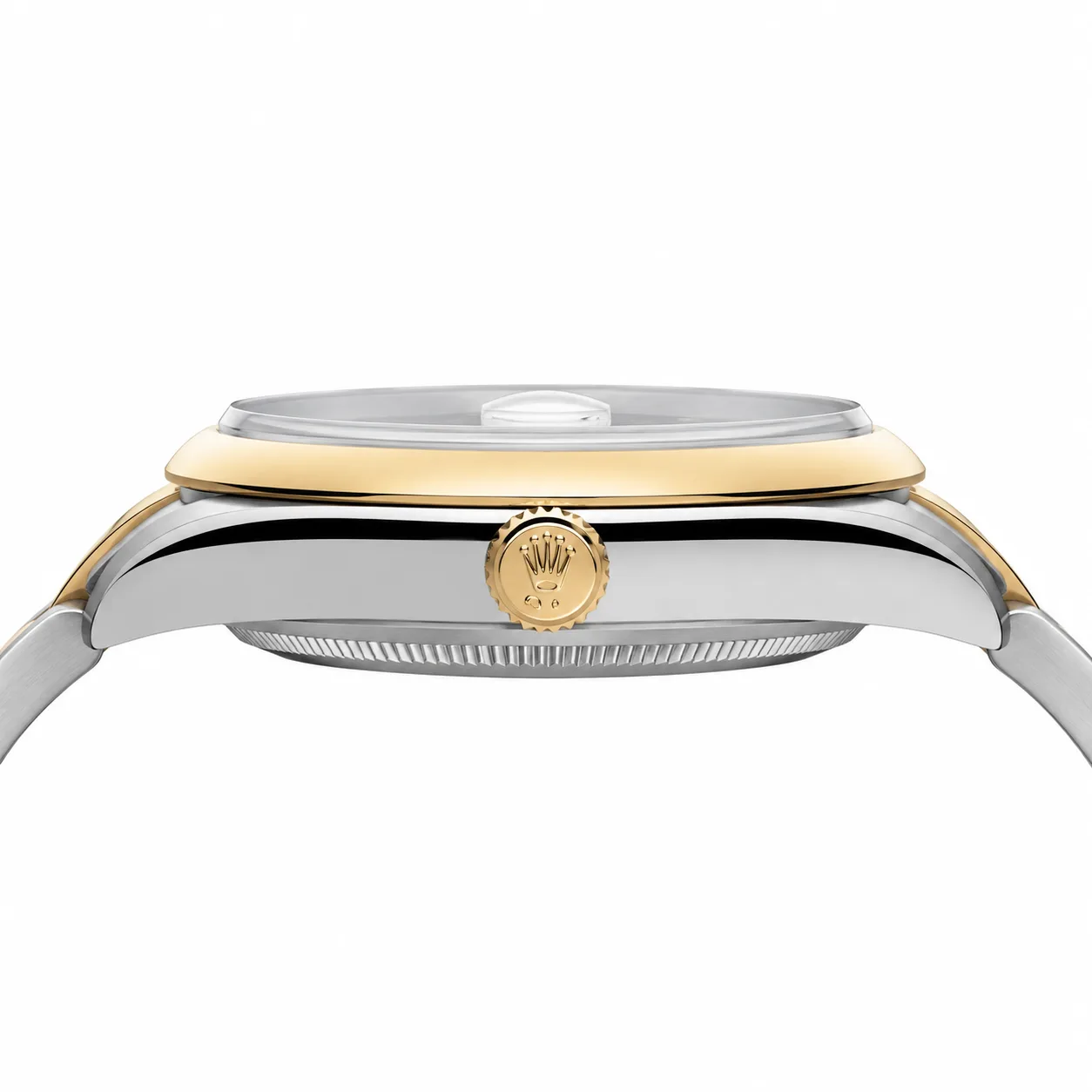 Rolex Datejust m126203-0056 36mm Cal.3235 904L Stainless Steel and 18K Yellow Gold AI 头图 2 - 侧面细节 [ai-shot:side-detail]