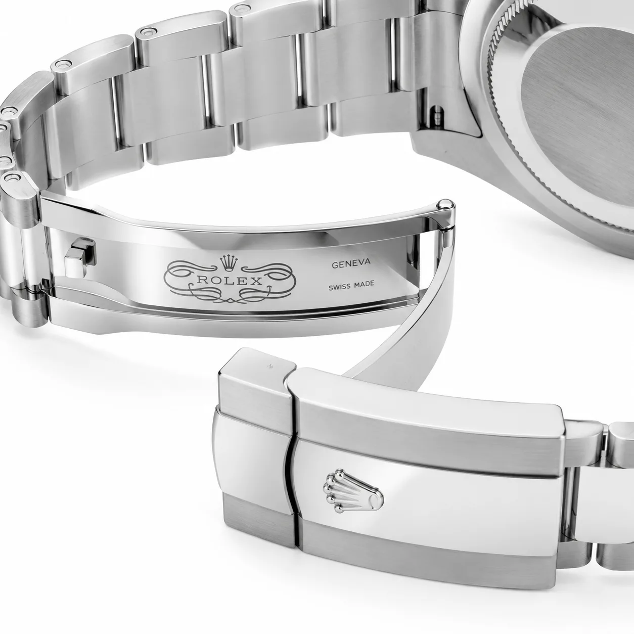 Rolex Datejust m126300-0025 41mm Cal.3235 904L Stainless Steel AI 头图 3 - 表扣表链 [ai-shot:bracelet-clasp]