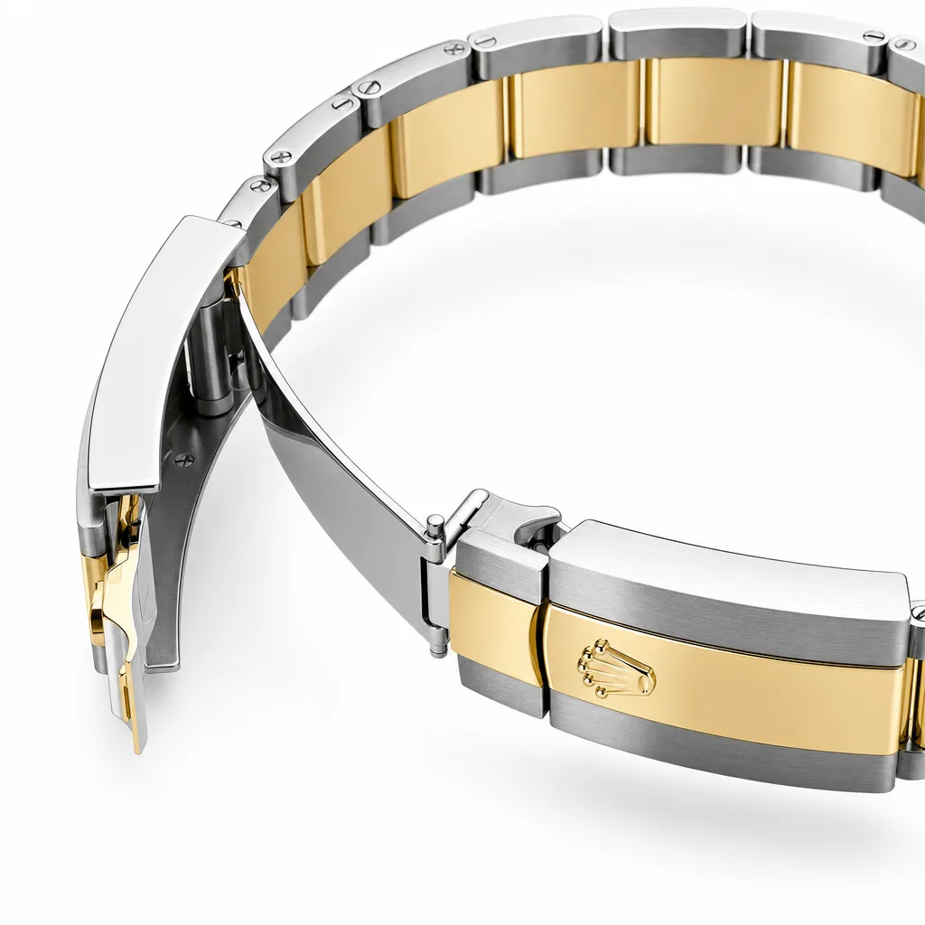 Rolex Cosmograph Daytona m126503-0003 40mm Cal.4131 / 18K 904L Stainless Steel and 18K Yellow Gold AI 头图 3 - 表扣表链 [ai-shot:bracelet-clasp]