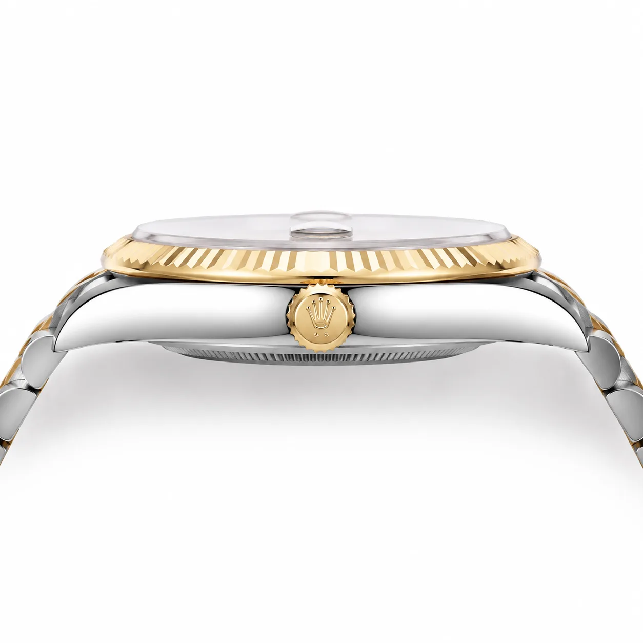 Rolex Datejust m126333-0012 41mm Cal.3235 / 18K 904L Stainless Steel and 18K Yellow Gold AI 头图 2 - 侧面细节 [ai-shot:side-detail]