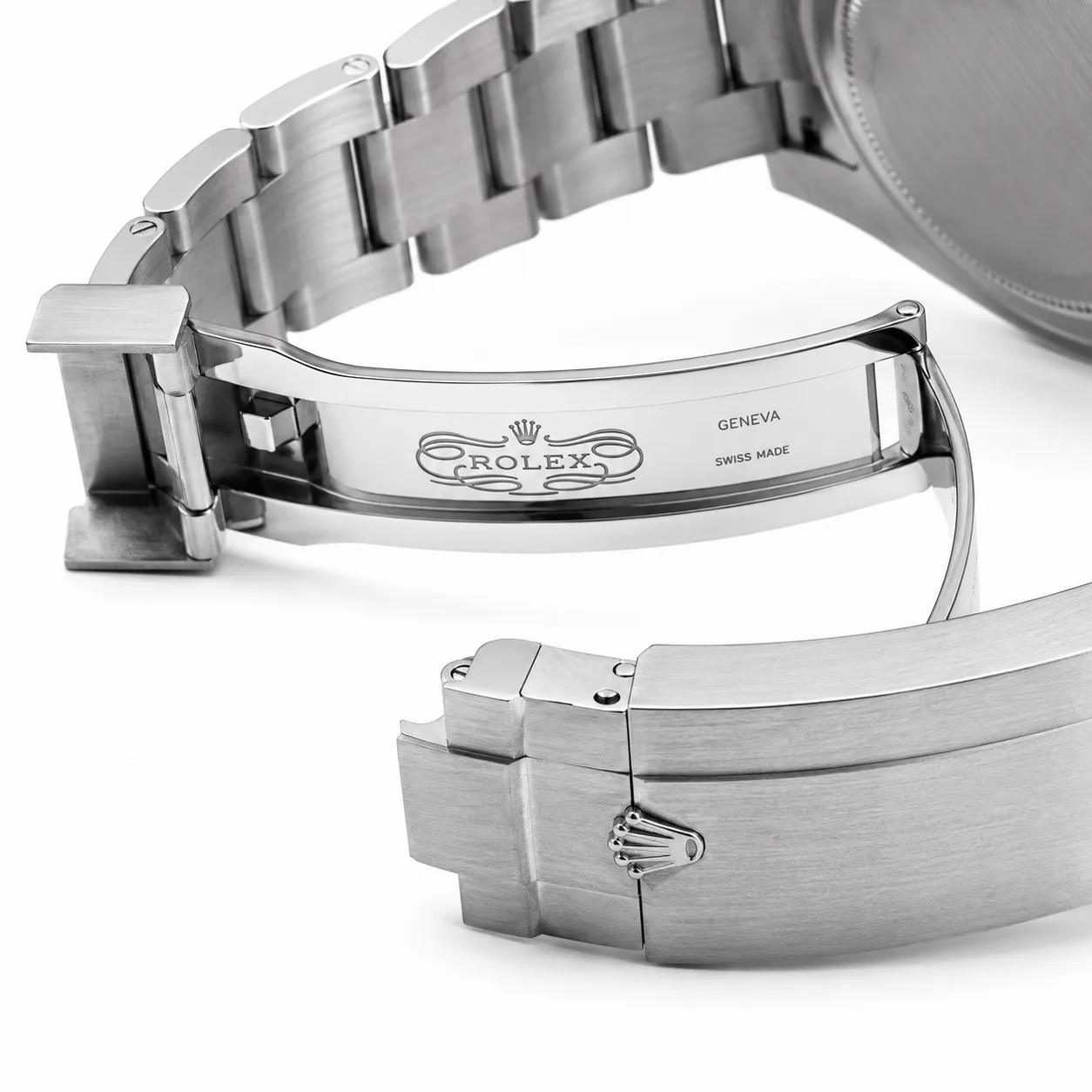 Rolex Submariner m124060-0001 41mm Cal.3230 / Cerachrom 904L Stainless Steel AI 头图 3 - 表扣表链 [ai-shot:bracelet-clasp]