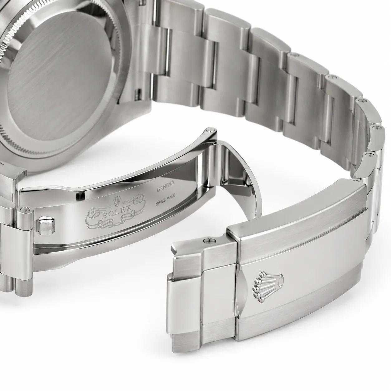 Rolex Cosmograph Daytona m126506-0002 40mm Cal.4131 / Cerachrom 950 Platinum AI 头图 3 - 表扣表链 [ai-shot:bracelet-clasp]