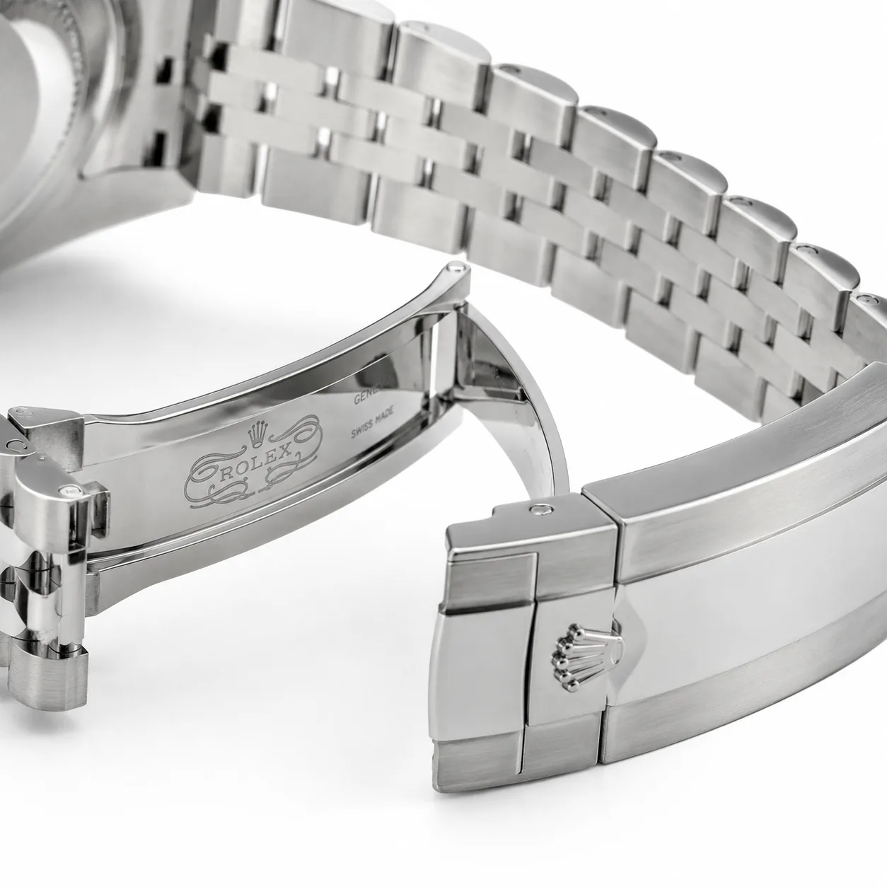 Rolex GMT-Master II m126710grnr-0003 40mm Cal.3285 / Cerachrom 904L Stainless Steel AI 头图 3 - 表扣表链 [ai-shot:bracelet-clasp]