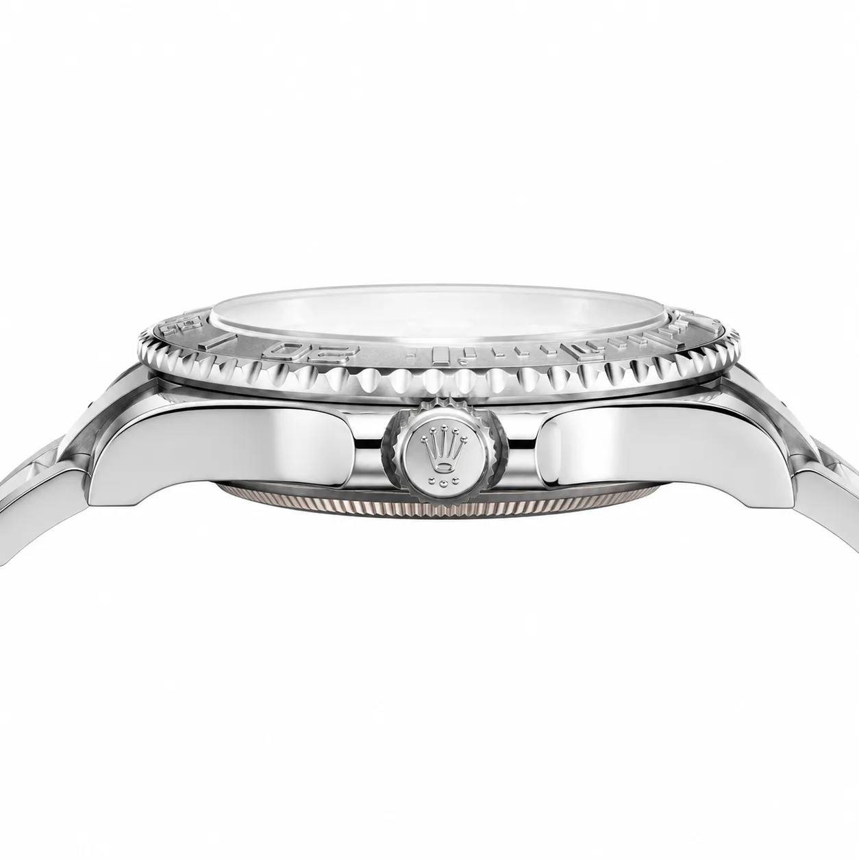 Rolex Yacht-Master m126622-0001 40mm Cal.3235 / 60 950 Platinum AI 头图 2 - 侧面细节 [ai-shot:side-detail]