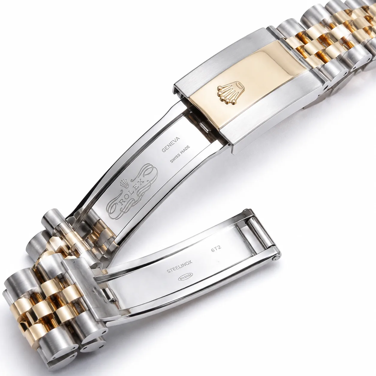 Rolex Datejust M126333-0010 Cal.3235 Fluted Bezel Two Tone AI 头图 3 - 表扣表链 [ai-shot:bracelet-clasp]