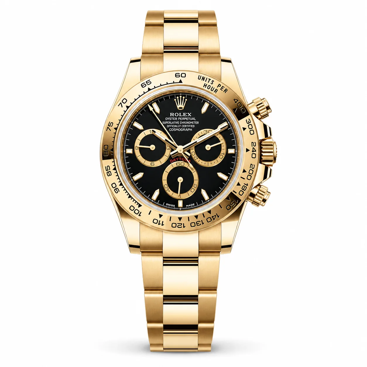 Rolex Cosmograph Daytona m126508-0004 40mm Cal.4131 / 18K 18K Yellow Gold AI 头图 1 - 白底全貌 [ai-shot:full-white]