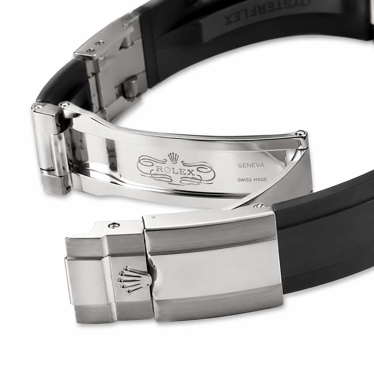 Rolex Cosmograph Daytona m126519LN-0007 40mm Cal.4131 / Cerachrom 18K White Gold AI 头图 3 - 表扣表链 [ai-shot:bracelet-clasp]