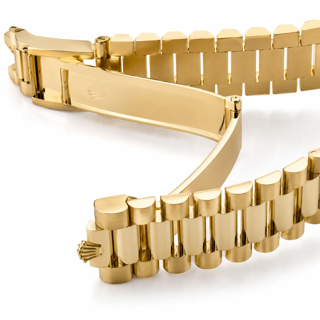 Rolex Day-Date m228238-0067 40mm Cal.3255 / 18K 18K Yellow Gold AI 头图 3 - 表扣表链 [ai-shot:bracelet-clasp]