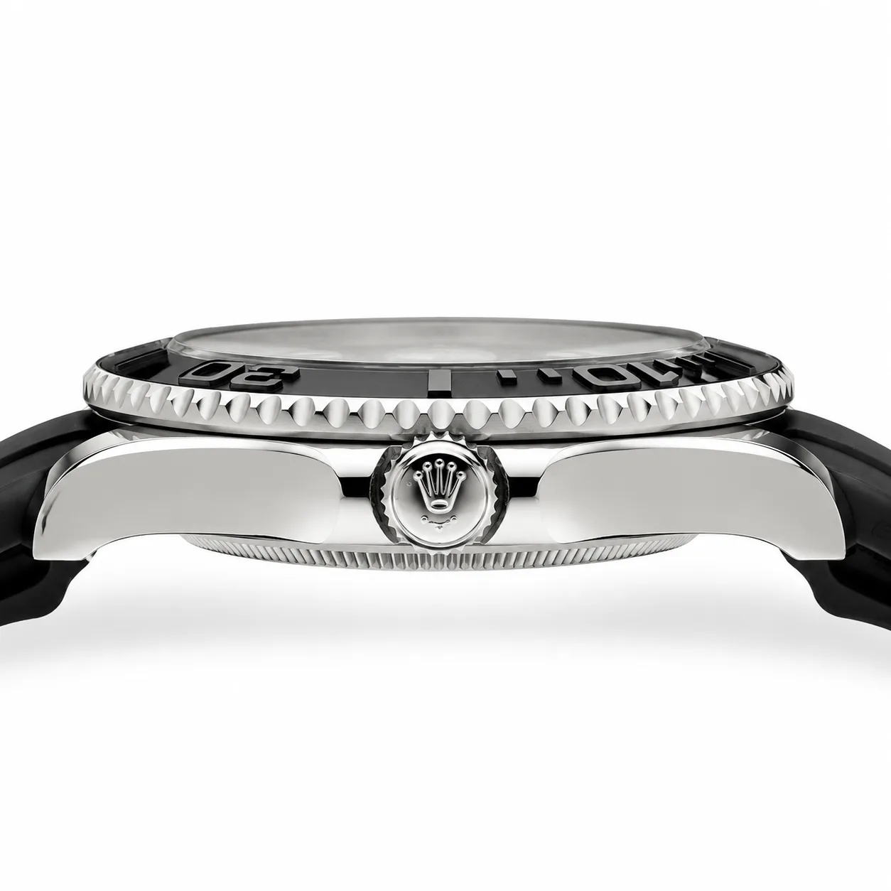 Rolex Yacht-Master m226659-0002 42mm Cal.3235 / Cerachrom 18K White Gold AI 头图 2 - 侧面细节 [ai-shot:side-detail]
