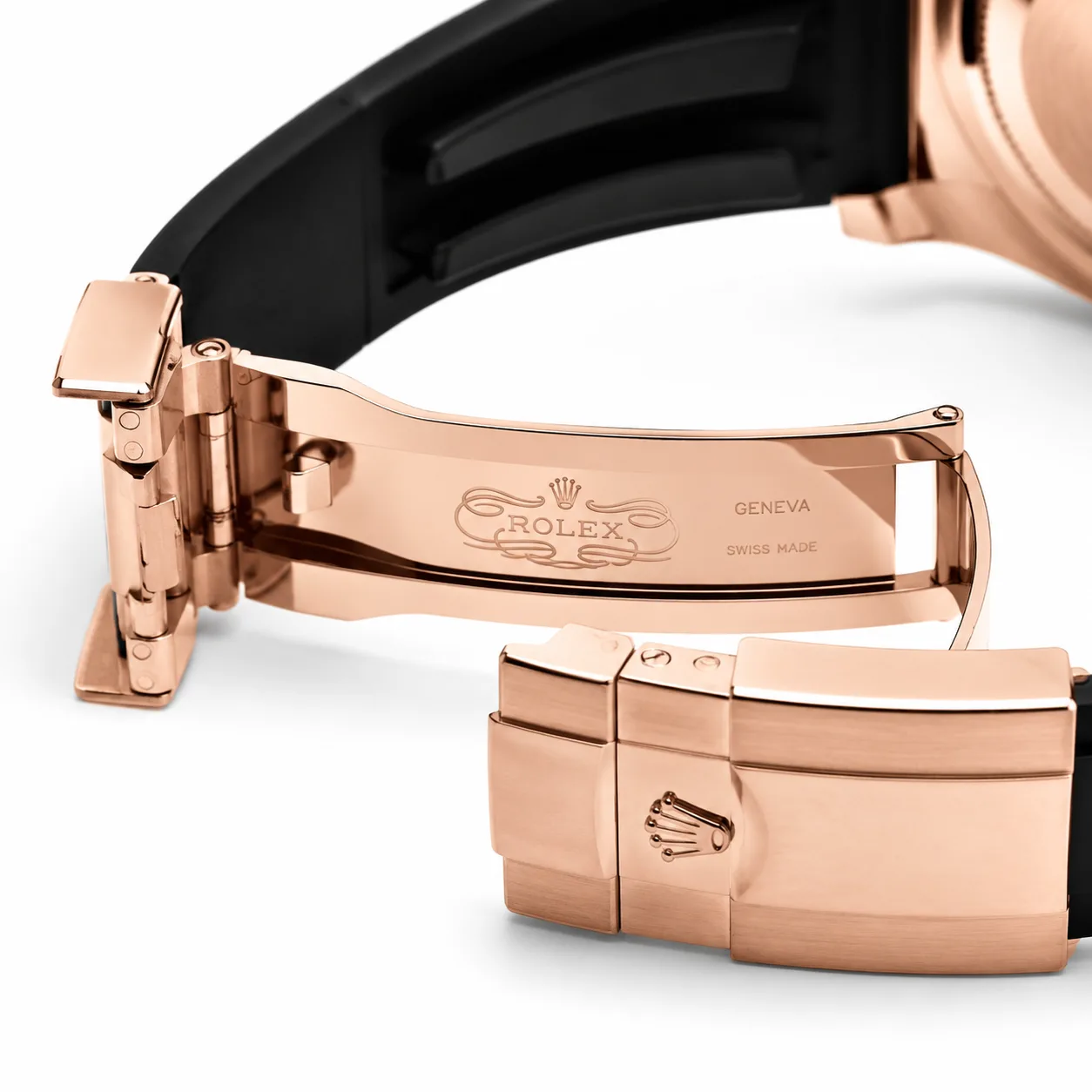 Rolex Cosmograph Daytona m126515LN-0008 40mm Cal.4131 / Cerachrom 18K Everose Gold AI 头图 3 - 表扣表链 [ai-shot:bracelet-clasp]