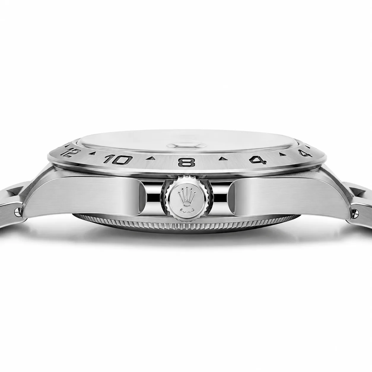 Rolex Explorer II M226570-0001 42mm Cal.3285 / 24 904L Stainless Steel AI 头图 2 - 侧面细节 [ai-shot:side-detail]