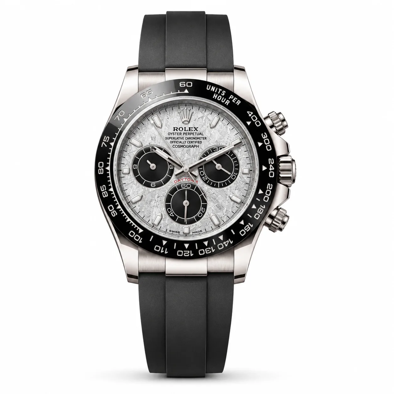 Rolex Cosmograph Daytona M116519LN-0038 40mm Cal.4130 / Cerachrom 18K White Gold AI 头图 1 - 白底全貌 [ai-shot:full-white]