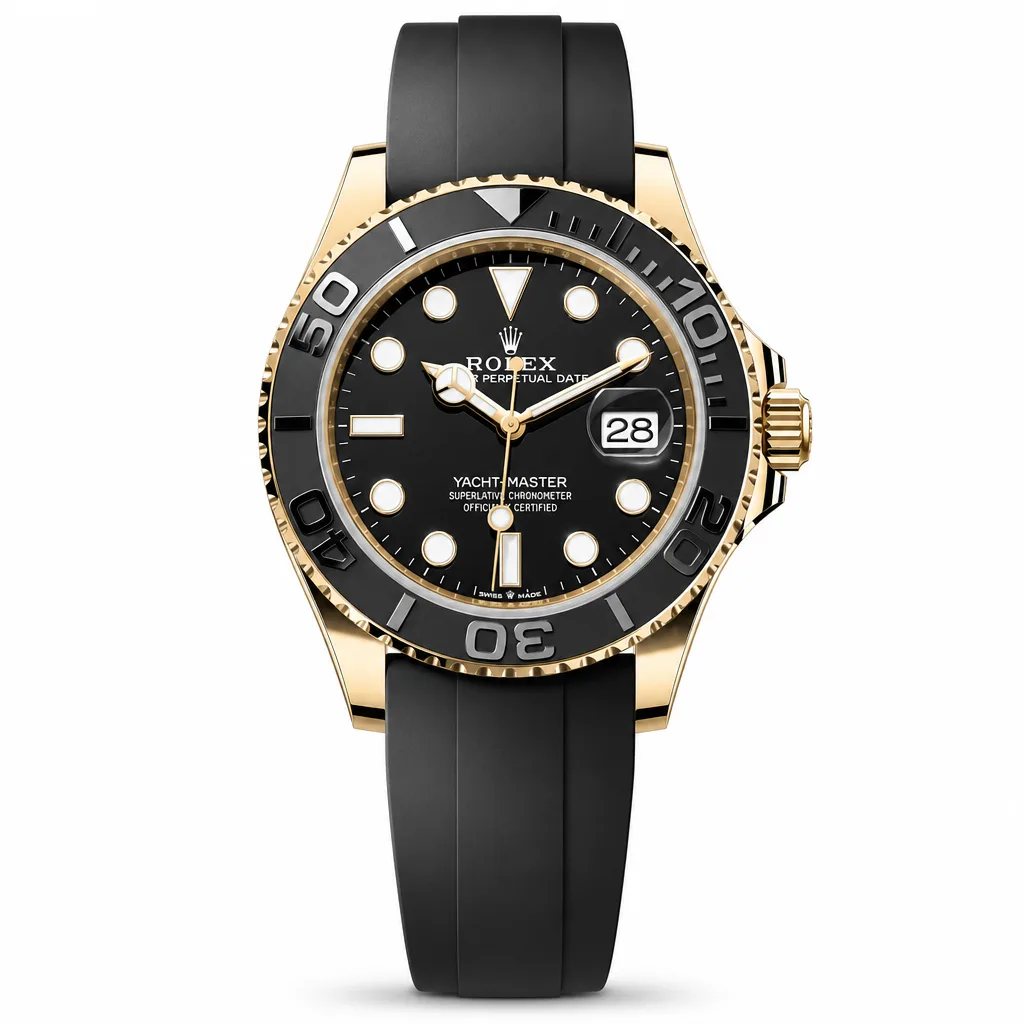 Rolex Yacht-Master M226658-0001 42mm Cal.3235 / Cerachrom 18K Yellow Gold AI 头图 1 - 白底全貌 [ai-shot:full-white]
