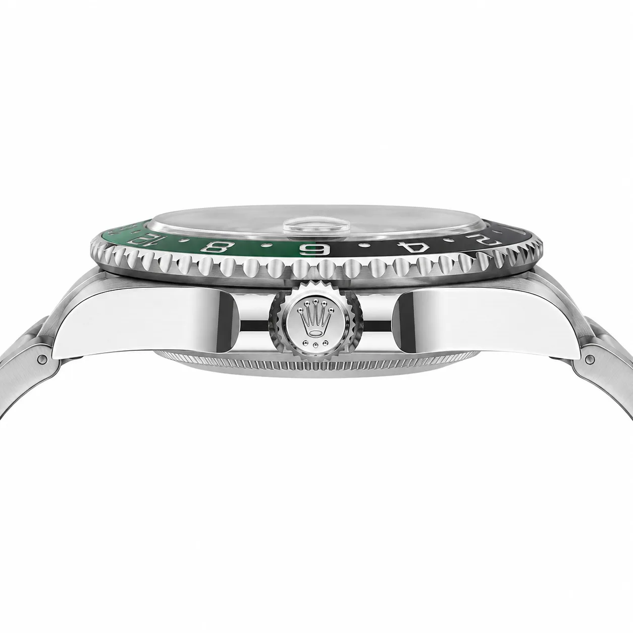 Rolex GMT-Master II m126720vtnr-0002 40mm Cal.3285 / Cerachrom 904L Stainless Steel AI 头图 2 - 侧面细节 [ai-shot:side-detail]