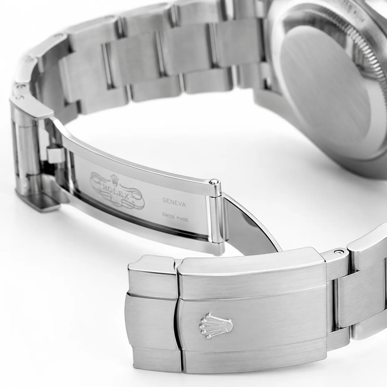 Rolex Air-King M126900-0001 40mm Cal.3230 904L Stainless Steel AI 头图 3 - 表扣表链 [ai-shot:bracelet-clasp]