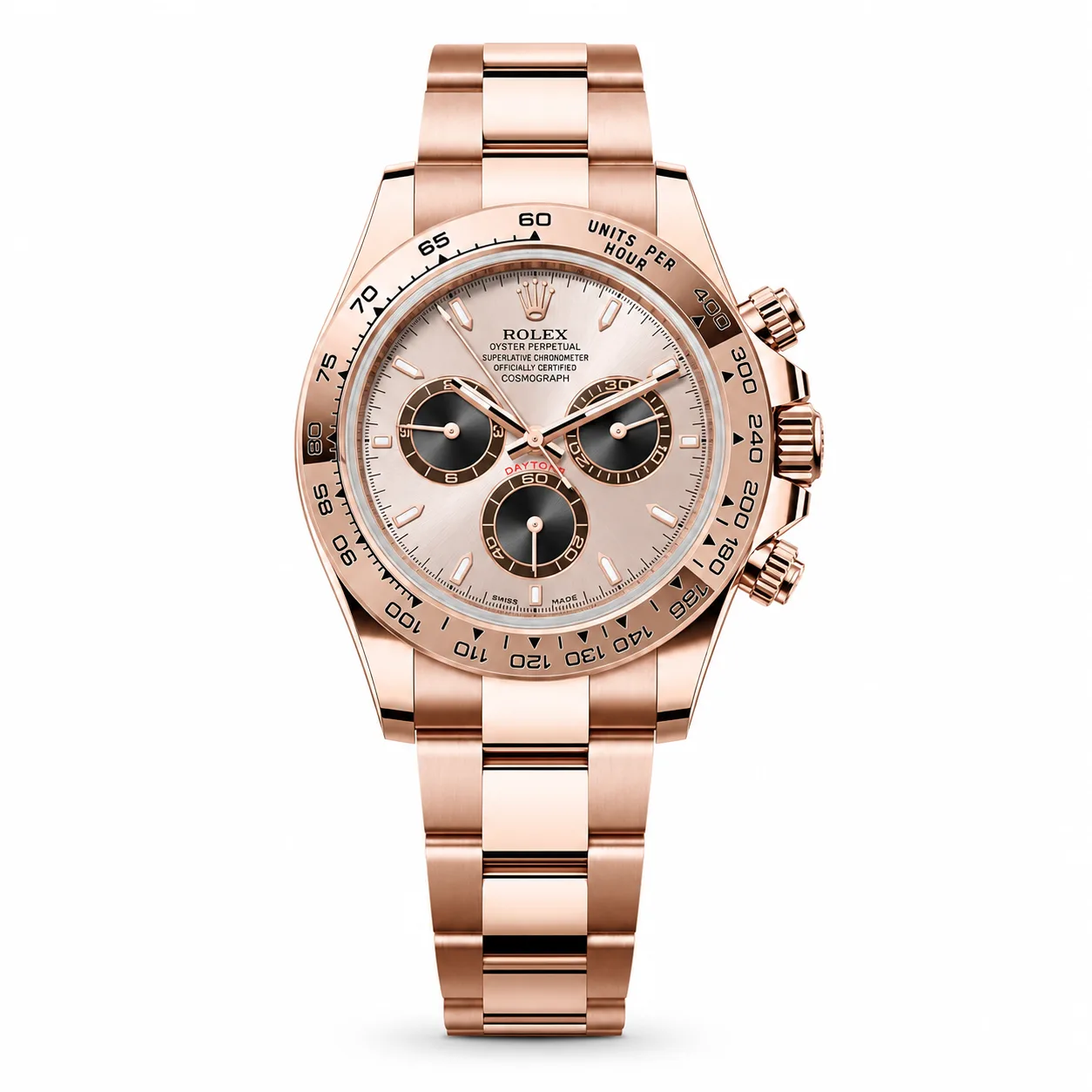 Rolex Cosmograph Daytona m126505-0003 40mm Cal.4131 / 18K 18K Everose Gold AI 头图 1 - 白底全貌 [ai-shot:full-white]