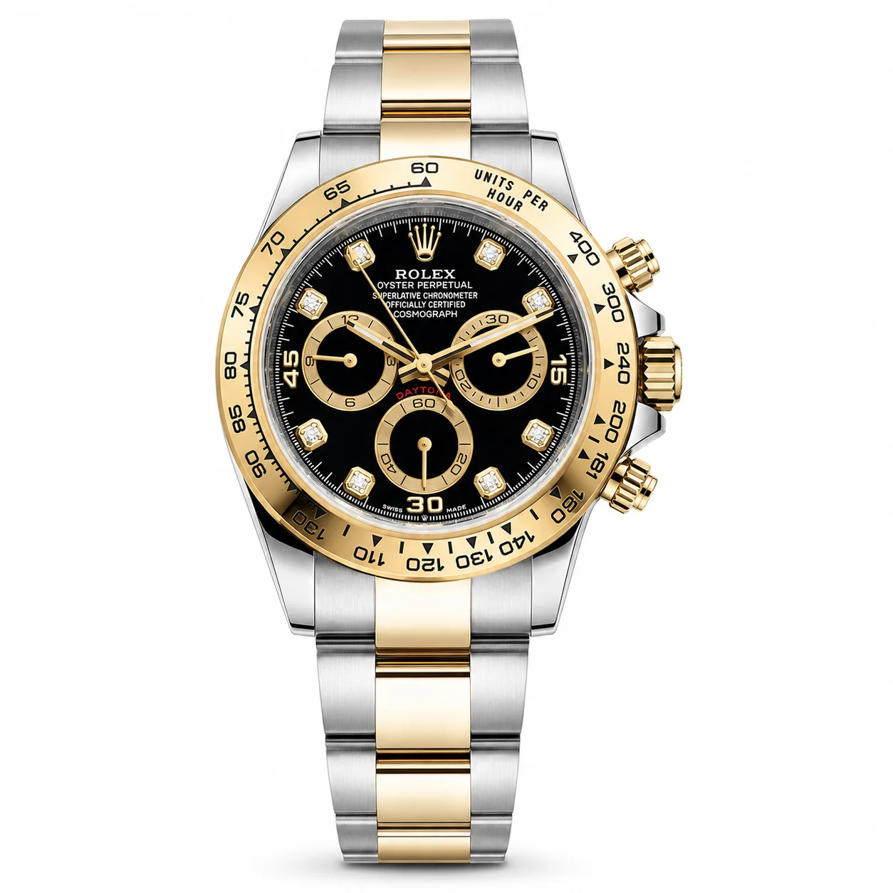 Rolex Cosmograph Daytona m116503-0011 40mm Cal.4130 / 18K 904L Stainless Steel and 18K Yellow Gold AI 头图 1 - 白底全貌 [ai-shot:full-white]