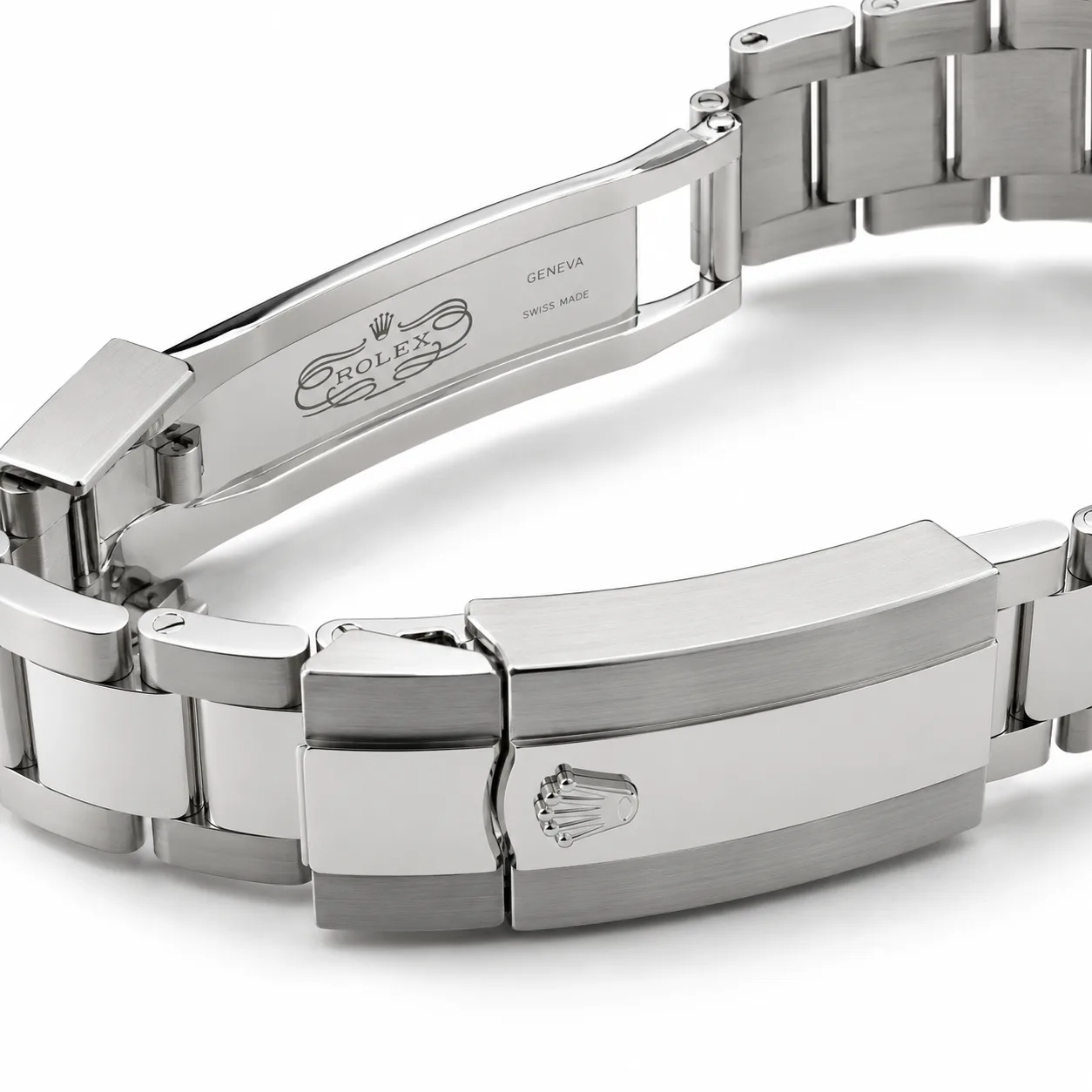 Rolex Yacht-Master m126622-0002 40mm Calibre 3235 Bright Blue / Platinum 60-min Bezel 950 Platinum AI 头图 3 - 表扣表链 [ai-shot:bracelet-clasp]