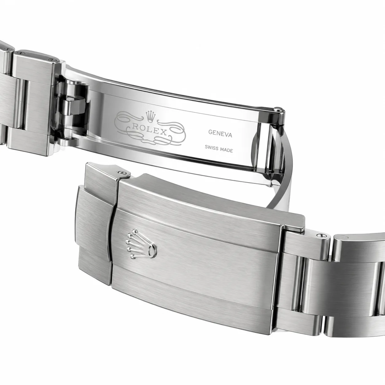 Rolex Explorer m224270-0001 40mm Calibre 3230 Black / Smooth Oystersteel Bezel 904L Stainless Steel AI 头图 3 - 表扣表链 [ai-shot:bracelet-clasp]