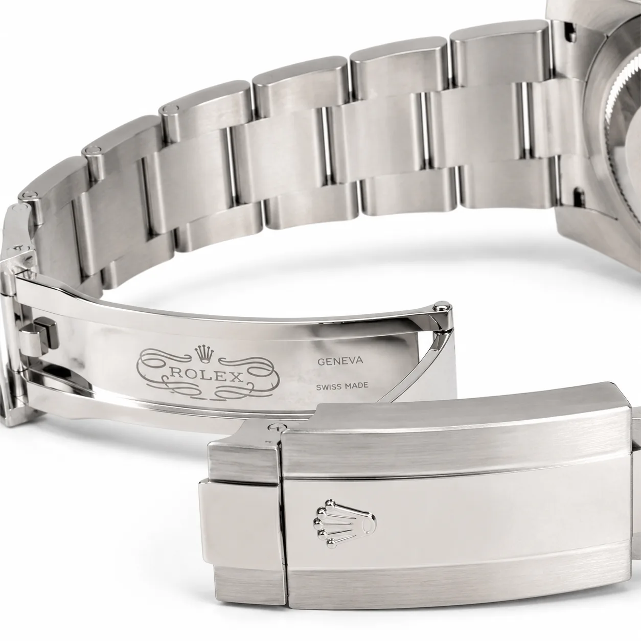 Rolex Submariner m126619lb-0003 41mm Calibre 3235 Black / Blue Cerachrom Bezel 18K White Gold AI 头图 3 - 表扣表链 [ai-shot:bracelet-clasp]
