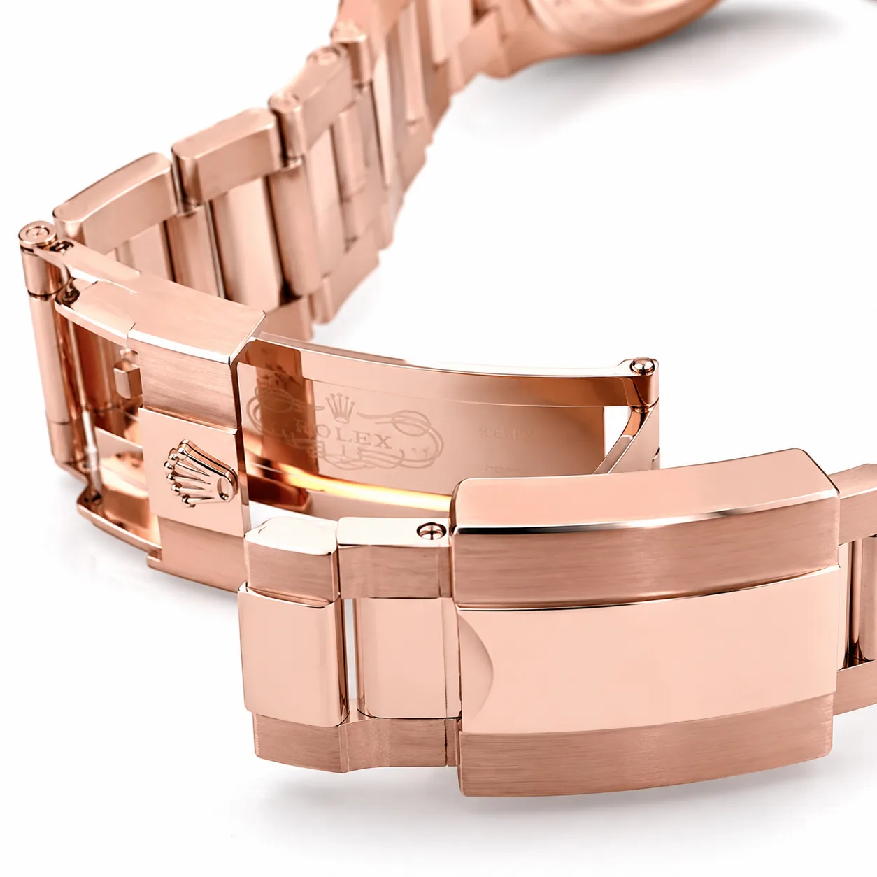 Rolex Cosmograph Daytona m126505-0005 40mm Calibre 4131 Chocolate / — 18K Everose Gold AI 头图 3 - 表扣表链 [ai-shot:bracelet-clasp]