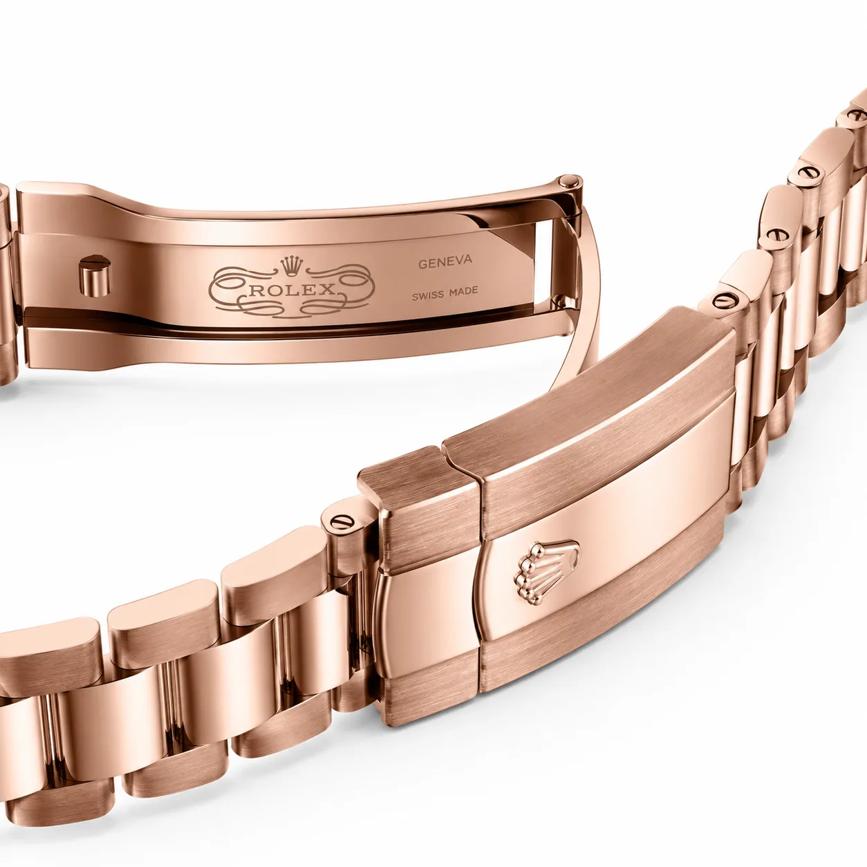 Rolex Datejust m228235-0025 28mm Calibre 2236 Chocolate / Diamond-Set Bezel 18K Everose Gold AI 头图 3 - 表扣表链 [ai-shot:bracelet-clasp]