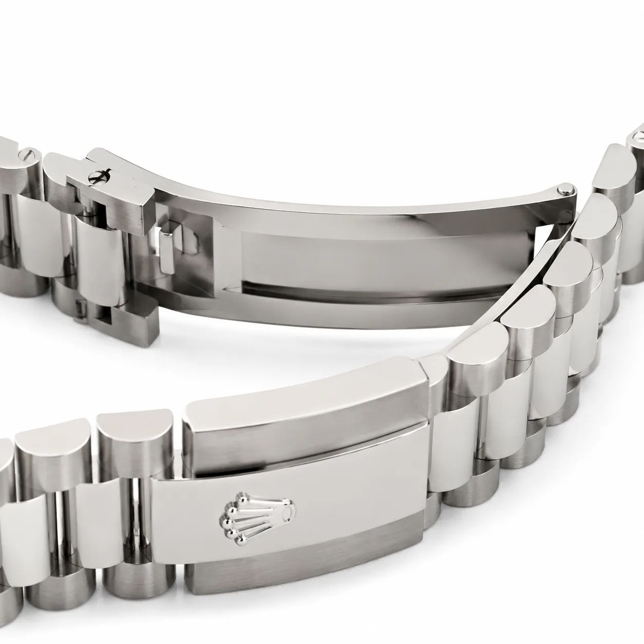 Rolex Datejust m228239-0005 28mm Calibre 2236 Meteorite / Diamond-Set Bezel 18K White Gold AI 头图 3 - 表扣表链 [ai-shot:bracelet-clasp]