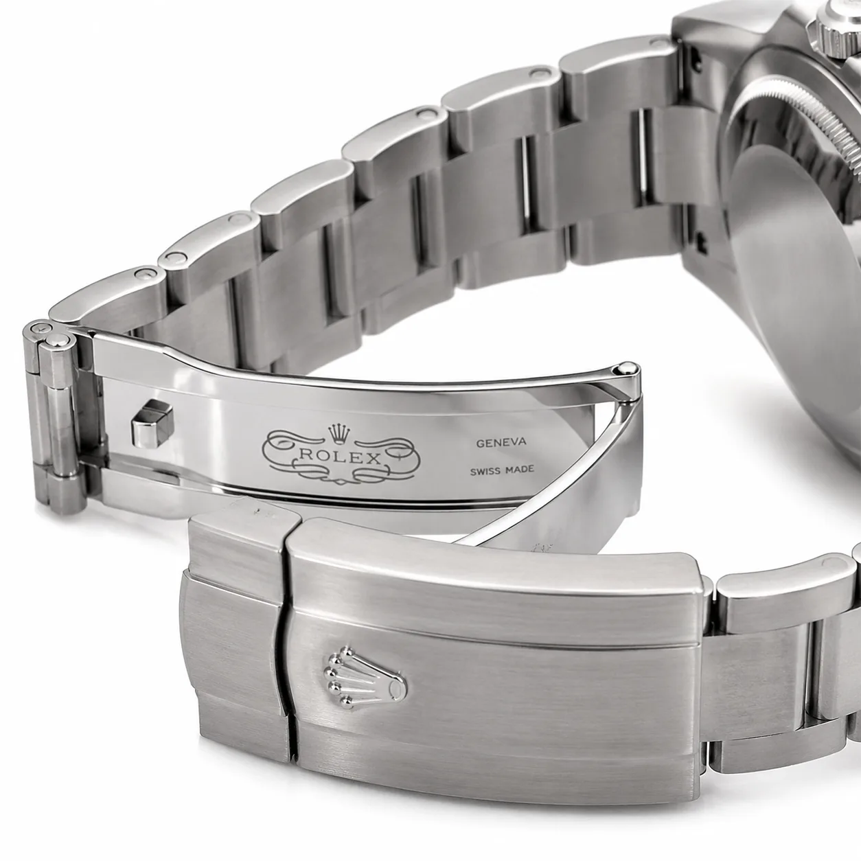 Rolex Oyster Perpetual m126000-0006 36mm Calibre 3230 Turquoise Blue / Smooth Bezel 904L Stainless Steel AI 头图 3 - 表扣表链 [ai-shot:bracelet-clasp]