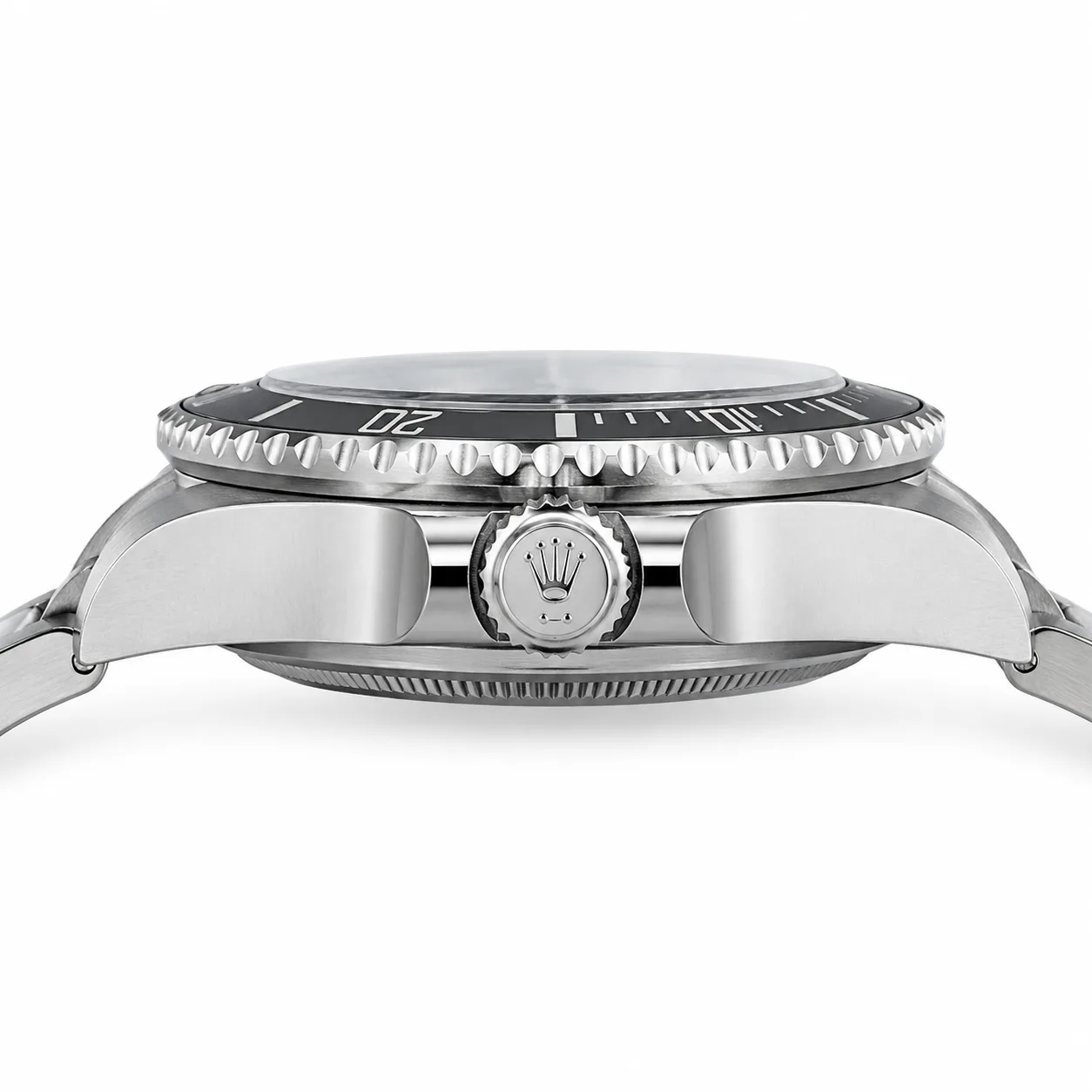 Rolex Deepsea m136660-0006 44mm Calibre 3235 Black / Black Cerachrom Bezel 904L Stainless Steel AI 头图 2 - 侧面细节 [ai-shot:side-detail]