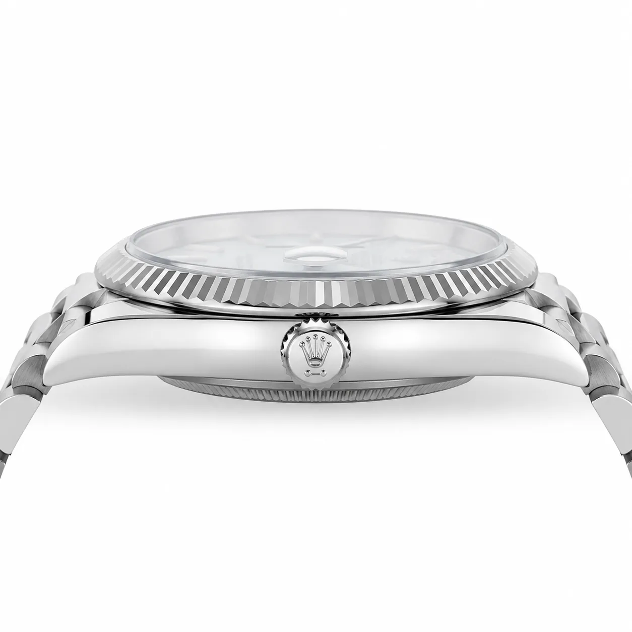 Rolex Day-Date m228236-0018 40mm Calibre 3255 950 Platinum AI 头图 2 - 侧面细节 [ai-shot:side-detail]