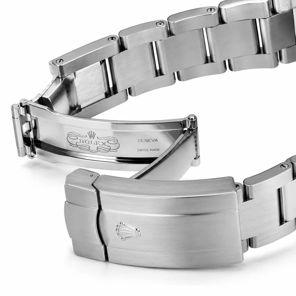 Rolex Oyster Perpetual m124300-0008 41mm Calibre 3230 904L Stainless Steel AI 头图 3 - 表扣表链 [ai-shot:bracelet-clasp]