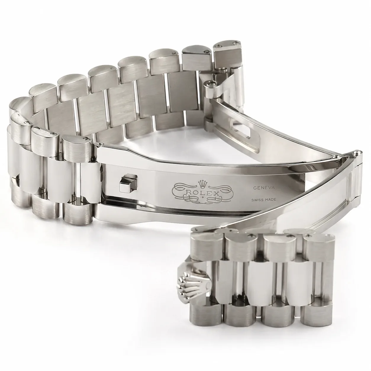 Rolex Day-Date M228239-0055 Cal.3255 Fluted Bezel AI 头图 3 - 表扣表链 [ai-shot:bracelet-clasp]