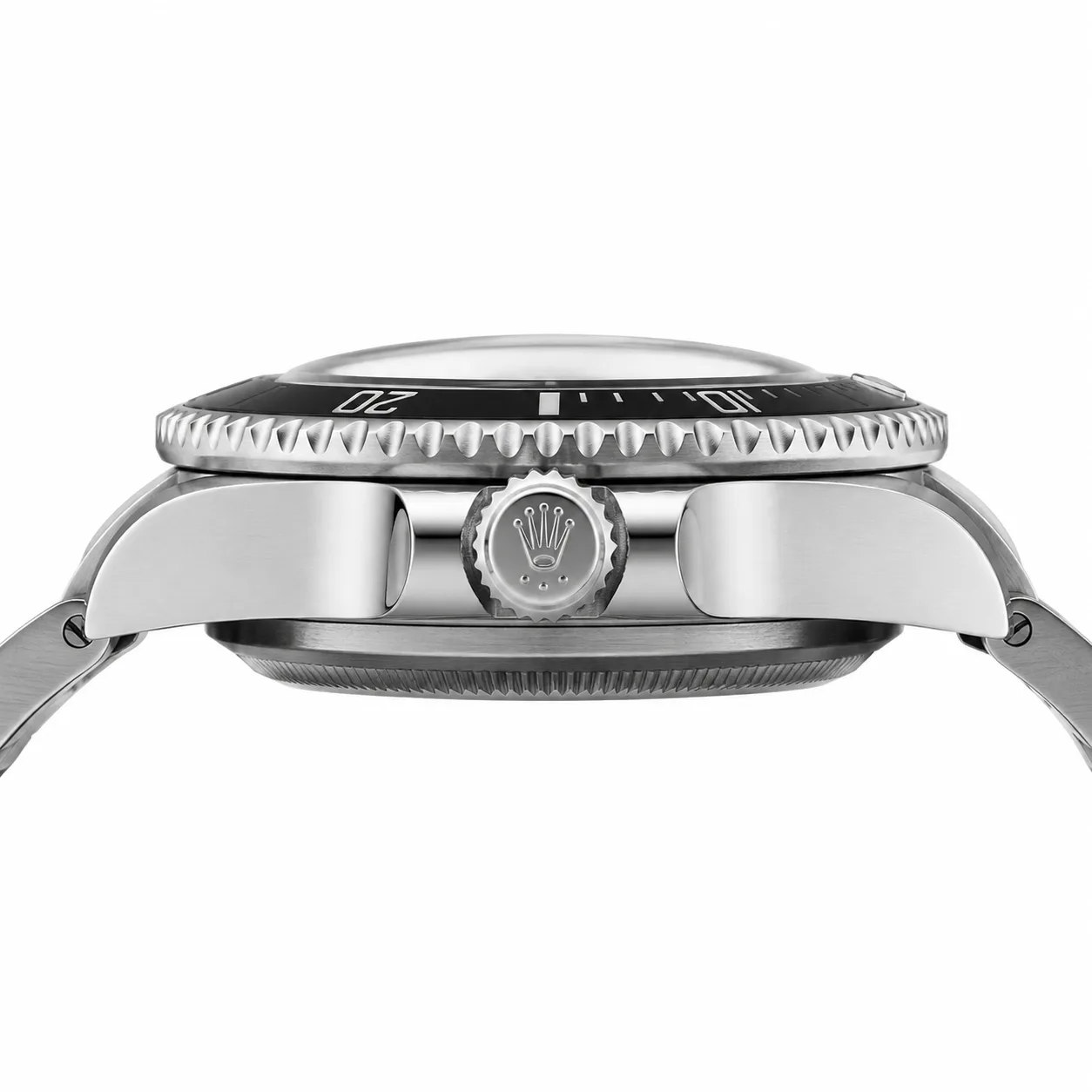 Rolex Deepsea m136660-0003 44mm Calibre 3235 904L Stainless Steel AI 头图 2 - 侧面细节 [ai-shot:side-detail]
