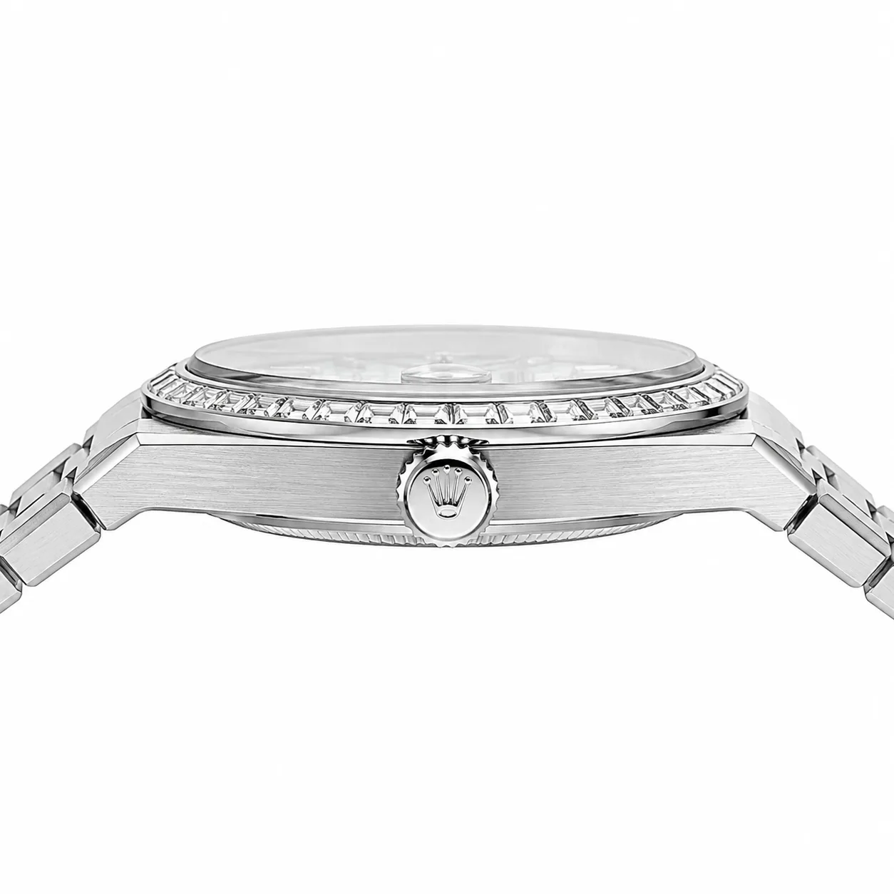 Rolex Land-Dweller m127386TBR-0001 40mm Calibre 7135 950 Platinum AI 头图 2 - 侧面细节 [ai-shot:side-detail]