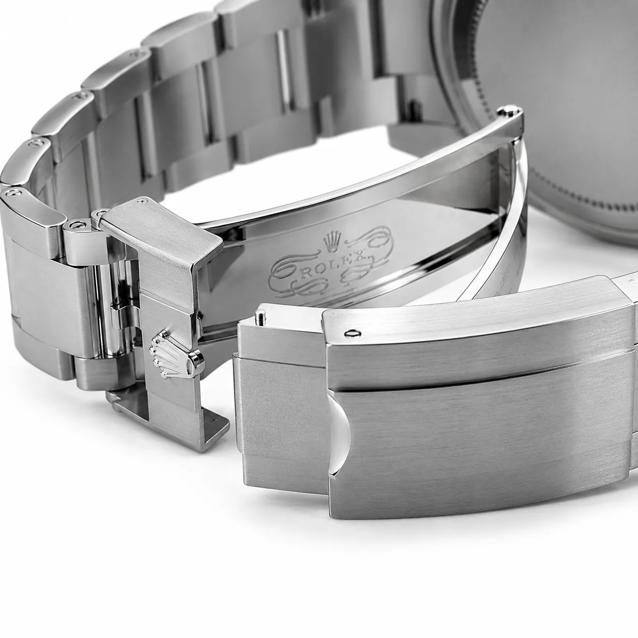 Rolex Deepsea m136660-0004 44mm Calibre 3235 Black / Fluted Bezel 904L Stainless Steel AI 头图 3 - 表扣表链 [ai-shot:bracelet-clasp]