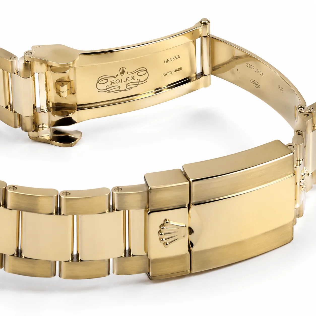 Rolex Cosmograph Daytona 126508-0001 Cal.4131 White Dial Two Tone AI 头图 3 - 表扣表链 [ai-shot:bracelet-clasp]
