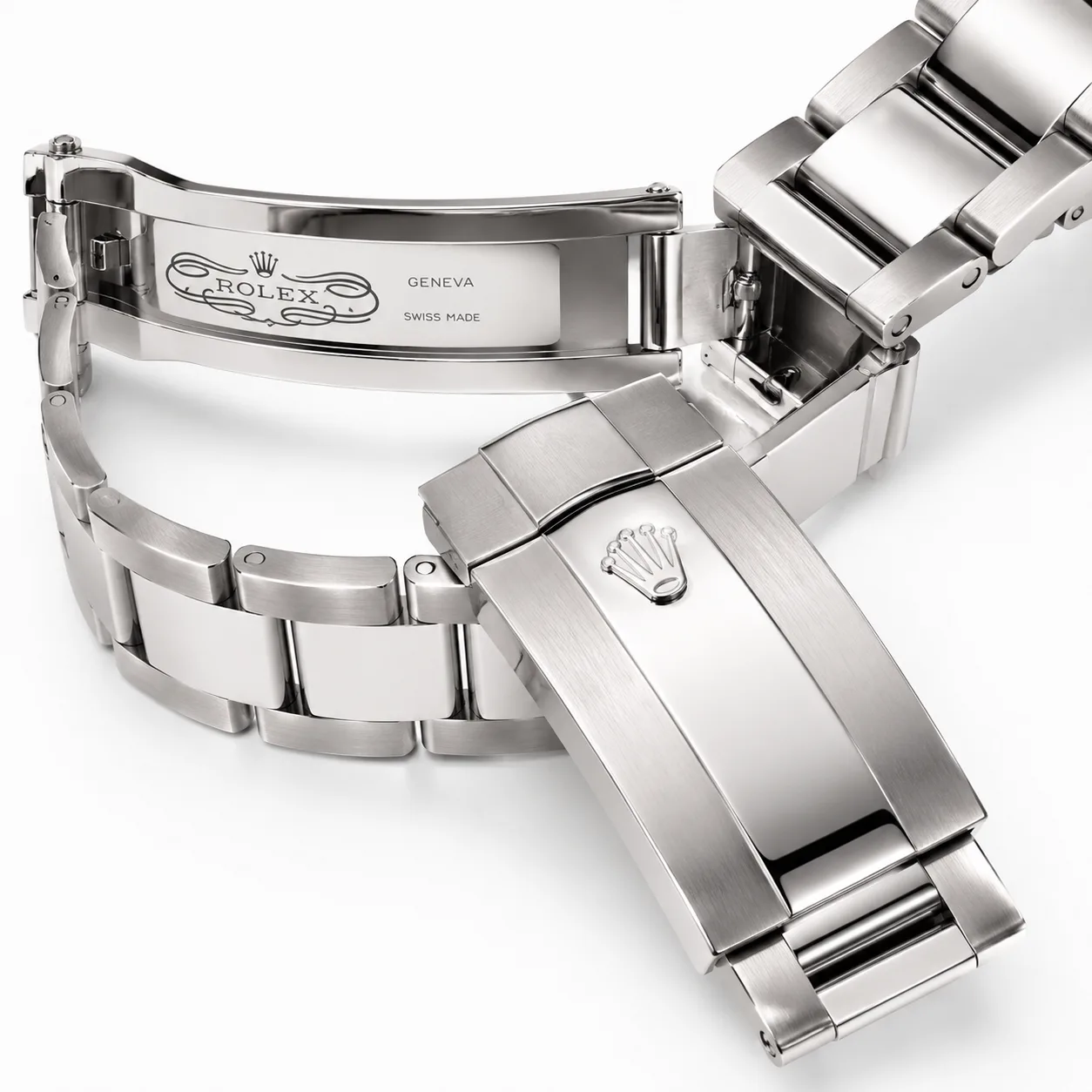 Rolex Datejust m126509-0002 40mm Black Dial Fluted Bezel 18K White Gold AI 头图 3 - 表扣表链 [ai-shot:bracelet-clasp]