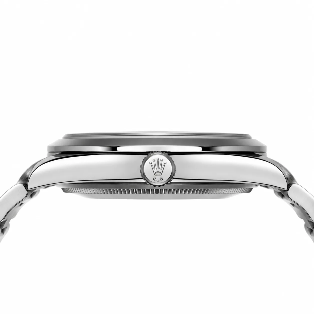 Rolex Datejust m126300-0002 41mm Black Dial Smooth Bezel AI 头图 2 - 侧面细节 [ai-shot:side-detail]